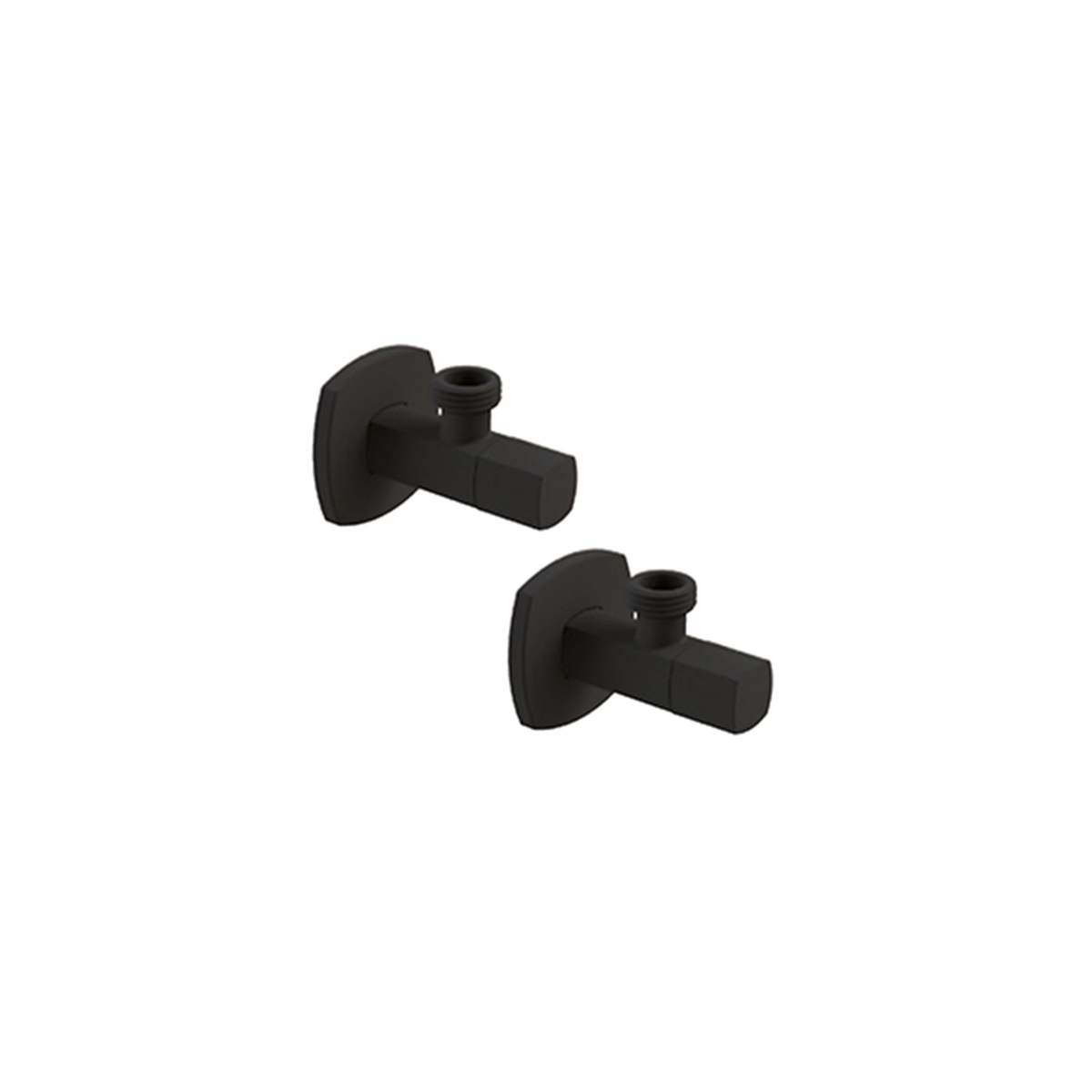ROBINETS D'ARRET METAL NOIR MAT