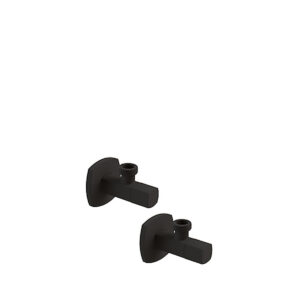 ROBINETS D'ARRET METAL NOIR MAT